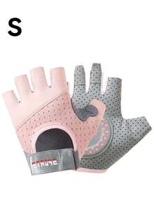 Ueasy 2pcs Women's Non-Slip Half-Finger Fitness Gloves, Breathable Micro-Pore Material & Gel Palm Padding, Adjustable Hook & Loop Wrist Strap, Multi-Function Gloves Suitable For Weightlifting, Cycling, Pull-Up Training - Multicolor - View 21