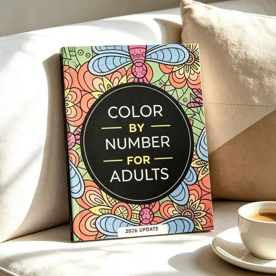 Adult Digital Coloring Book, Relaxing Mandala And Floral Animal Theme Pages, Suitable For Enthusiasts And Challenging Art Activity Workbook, Includes 32 Pages Of Art Coloring Pages - Single Piece - View 1
