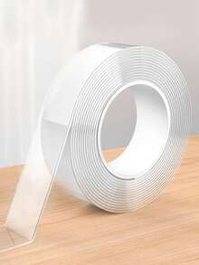 1 Roll Double-Sided Tape, Nano Tape, Transparent Tape, Removable Tape, This Tape Is Removable, Washable, Reusable, Perfect For Carpet And Photo Wall Decoration. - Multicolor - View 7