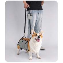 Shockproof Dog Lift Harness For Senior Pets With Containing Garbage Samll Bags,Designed Specifically For Small And Medium-Sized Dogs, It Offers Comprehensive Support, Providing Full Back And Chest Support. The Reflective Strip Design Makes. - Multicolor - View 12