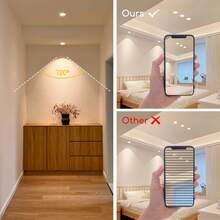 Aigostar Downlight LED Techo Empotrable, 18W Equivalente a Halógena 131W, 2100LM, Blanco Neutro 4000K, Ojos de Buey Para Techo Interior, Ф190-200 mm - Redondo - 18W - 4000K - Ver 6