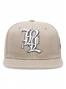 1pc Fashion Creative Flat Edge Hat LPL Embroidered Baseball Hat Street Hip Hop Hat Outdoor Daily Leisure Decorative Hat Adjustable Sunshade Hat Unisex - LPL - View 4