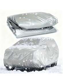 2027 Winter New Universal Car Cover - Sun Protection, UV Protection, Rainproof, Dustproof And Heat Resistant PEVA Material, 8 Sizes Available, All-Season Vehicle Protection, Rainy Season Special, Dustproof, Silver Appearance, Car Accessories, Car Cover | Fashion Car Cover - Multicolor - View 14