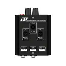 P1 Bộ khuếch đại tai nghe giám sát cá nhân trong tai stereo 2 kênh, mixer IEM âm thanh chuyên nghiệp - màu đen - Xem 9