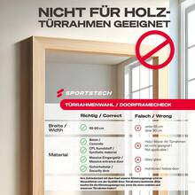 KS270 Anti-Slip Grips Sportstech Bar, Innovative Gear Lock Pull Up - Verschiedenfarbig - Übersicht 6
