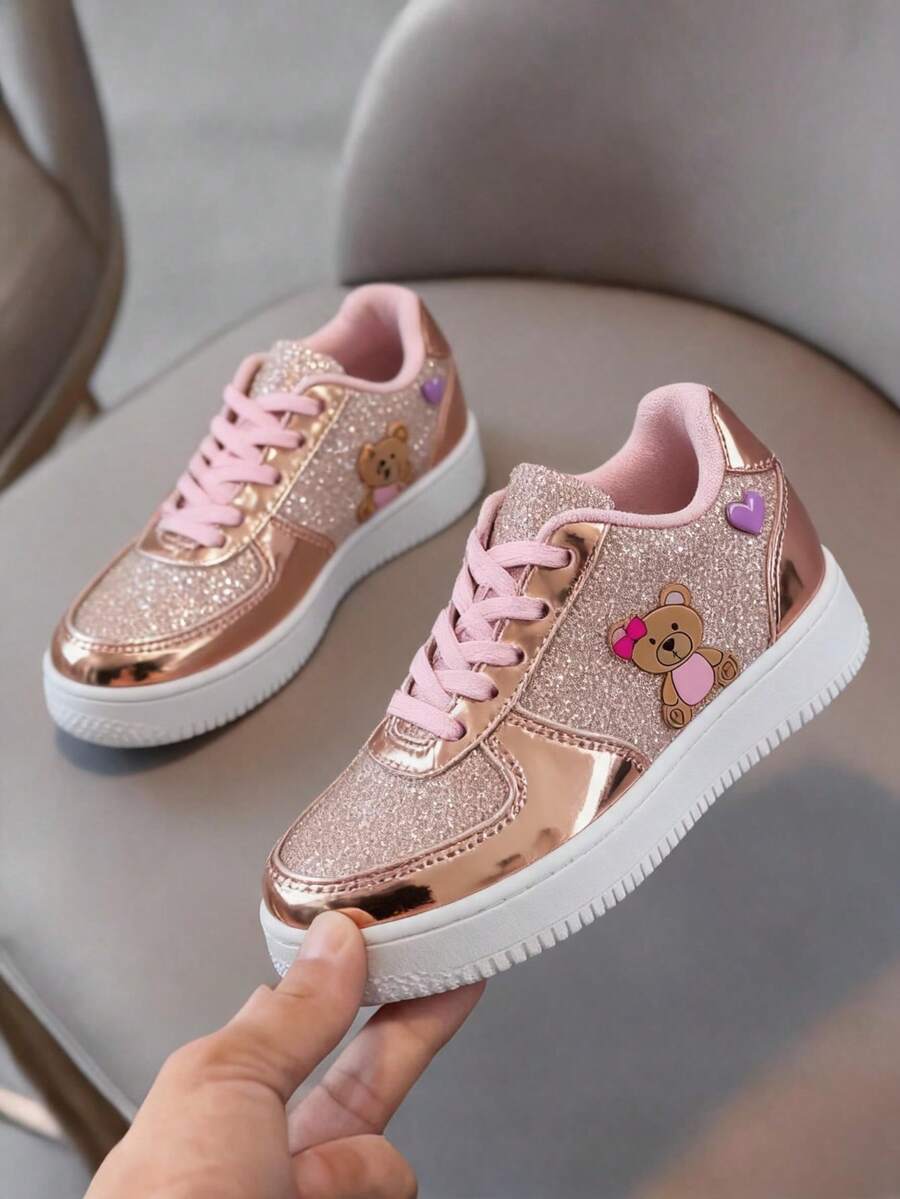 Kids Sneakers - Gold - View 1