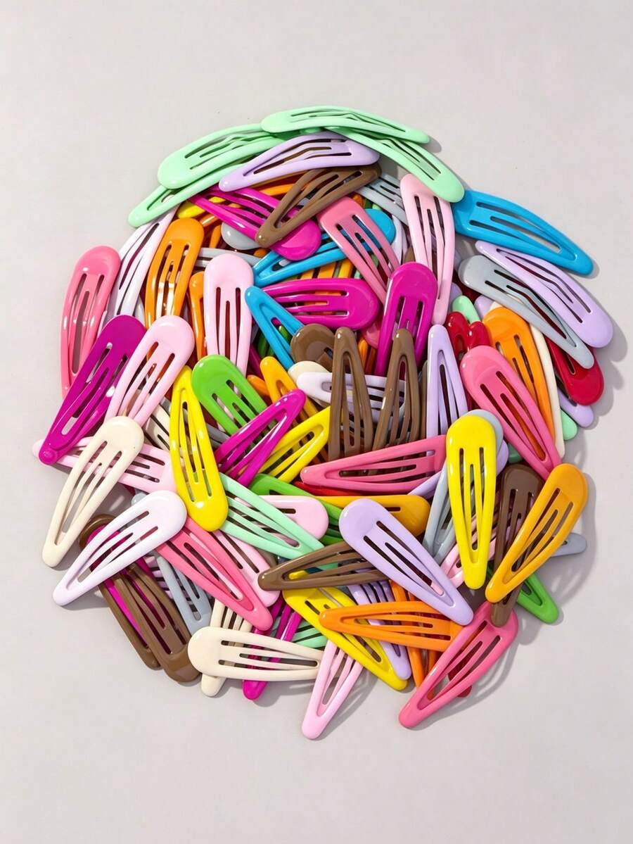 20pcs Girls Hair Clips, Non-Damaging Daily Versatile Hair Accessories For Girls - Multicolor - View 1
