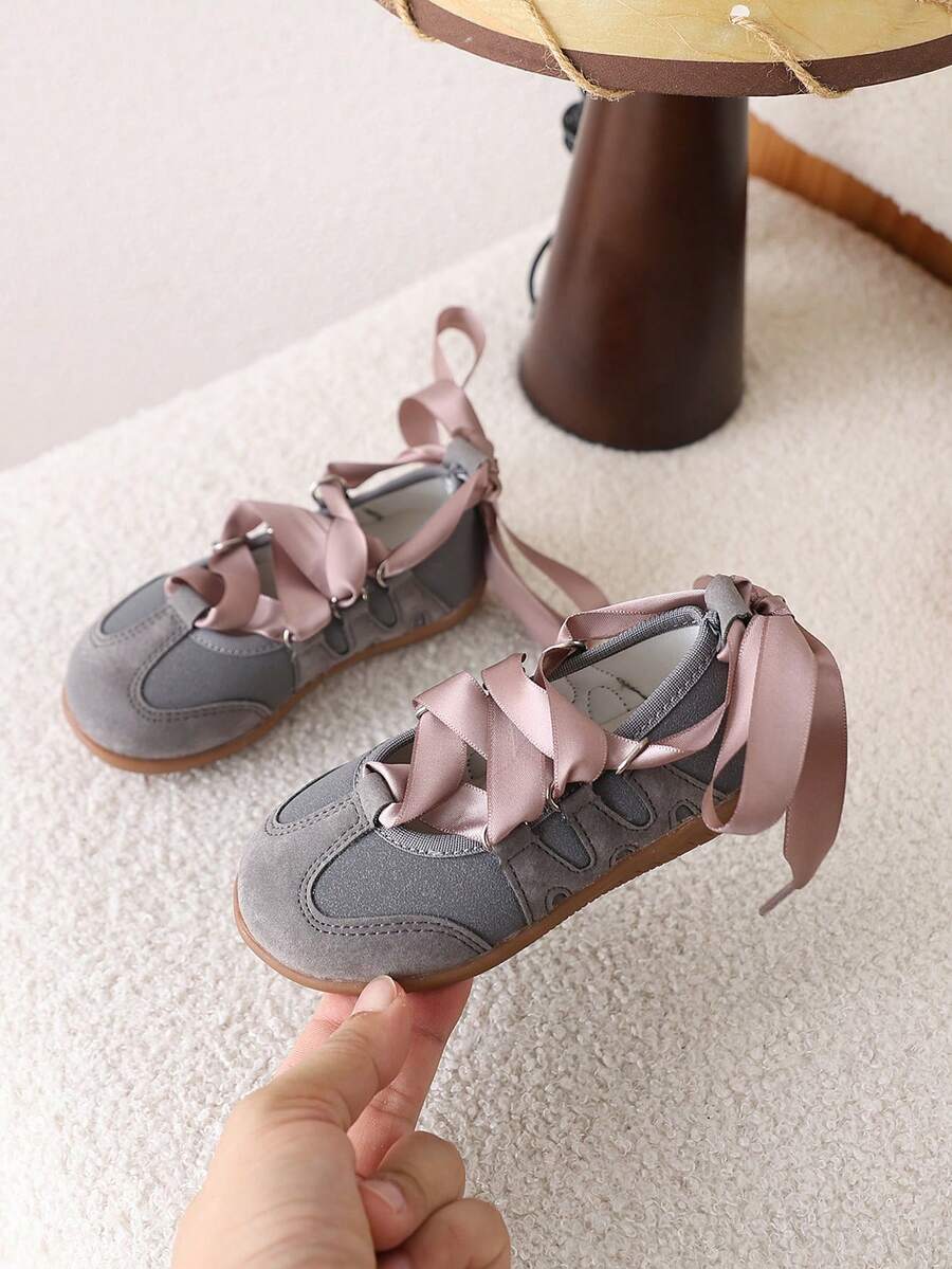 1 Pair Kids' Style Sneakers, Spring/Autumn Girls' Soft Sole Casual ...