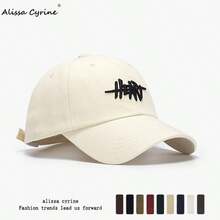 1pc Women's Multi-Color Baseball Cap, Spring Autumn Winter Summer Outdoor Sun Protection Soft Crown Baseball Cap With Letter Embroidery, Deep Crown, Versatile For Women And Men - A - View 5