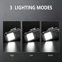 1 Pieza Encendedor a Prueba de Viento 2 en 1 | Linterna LED Llavero Sin Llama - Ver 7