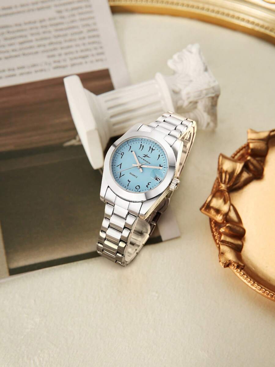 RICECGO Fashionable Business Casual Women's Underwire Quartz Watch Suitable For Parties, Celebrations, Weddings And Daily Wear. - Silver - View 1