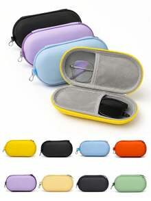 EVA Double Layer Hard Shell Glasses Case, Portable Pressure-Resistant Scratch-Proof Eyewear Storage Box, Fashionable Women's Glasses Protective Case, Perfect Gift - Multicolor - View 2