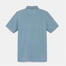 Timberland New Men's Quick-Dry Breathable Collared Short Sleeve Polo Shirt For Commuting - Indigo - View 4