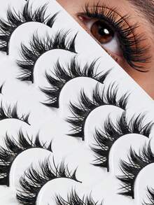 Voluminous And Fluffy, 3D Explosive Effect, Deep Black And Eye-Catching, Creates European And American Makeup, Stage Makeup Atmosphere - View 5