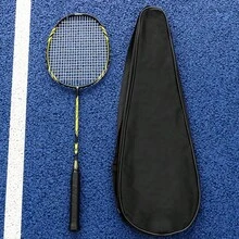 1pc Badminton Racket Bag, Shoulder Bag, Sports Equipment Storage Bag, Protective Cover, Portable Sports Storage Bag, Sports Equipment Accessories - Black - View 3
