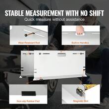 2PCS Wheel Alignment Tool Toe Plates Accurate Measure Tape And Conversion Chart - 26B-wIN-uK-proofreading Tool - View 5