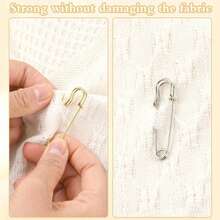 10pcs Heavy Duty Assorted Size Blanket Pins, Stainless Steel Wire Pins, Super Strong And Durable, Suitable For Blankets, Skirts, Crafts, Kilts And More - Multicolor - View 8
