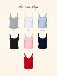 Personalized Embroidered Lace Tank Top, Customized Embroidered Modal Tank Top, Bridal Party Gift, Engagement Gift, Bachelorette Party, Newlywed Women Tank Top - Multicolor - View 9
