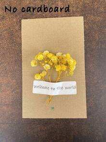 25/50/100/300pcs Mini Baby's Breath & Other Artificial Flowers - For Arts And Crafts, Hair Accessories, Wedding Wreaths, Table Arrangements, Home Decor Etc. - Yellow - View 4