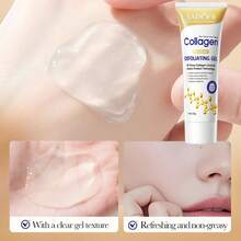 SADOER 2pcs Collagen Exfoliating Gel, Facial Cleansing Scrub Mud Exfoliating Face Wash Dead Skin Remover, Suitable For Face And Body Collagen Exfoliating Gel, Face And Body Scrub, Deep Pore Cleansing, Suitable For All Skin Types, Daily Facial And Body Care - Multiple Styles - View 9