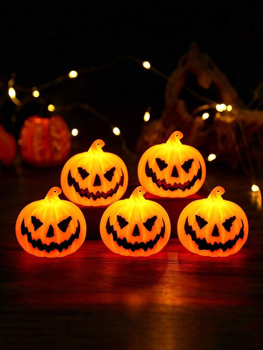LED Smiling Pumpkin Light, Creative Novelty Decorative Night Light, Suitable For Festivals, Parties, Rooms, Living Rooms, Birthday Backdrop Lighting Decor Ornament, Smiling Pumpkin Atmosphere Night Light