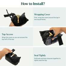 1pc Winter Outdoor Faucet Anti-Freeze Cover, External Hose Bib Bib Faucet Cap Winter Anti-Freeze Insulation Reusable Waterproof Insulation Backflow Cover - Style a - View 7