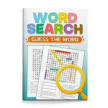 Word Search Puzzle Notebook, Crossword Games, Hidden Phrase Activities, Vocabulary And Spelling Practice, Letter Recognition, Observation, Focus And Brain Training, Fun English Learning - Word Search & Vocabulary Games - View 8