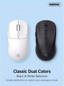 REMAX Bluetooth 5.0 + 2.4G Dual-Mode Wireless Mouse | 35-Hour Battery Life | 10m Stable Transmission | 65g Lightweight Design | Compatible With PC, Laptop, And Tablet - View 8