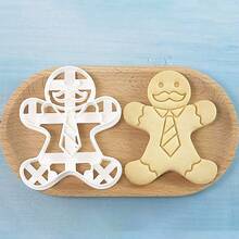 1 cái/4 cái khuôn cắt bánh quy hình người gừng Noel, phù hợp cho fondant, phô mai, bánh quy, bánh ngọt, sandwich, bánh mì, dụng cụ nướng bánh, dùng để trang trí bánh ngọt DIY, phụ kiện dụng cụ nướng bánh nhà bếp, quà tặng Giáng Sinh, trang trí mùa đông Giáng Sinh - Nhiều màu - Xem 15