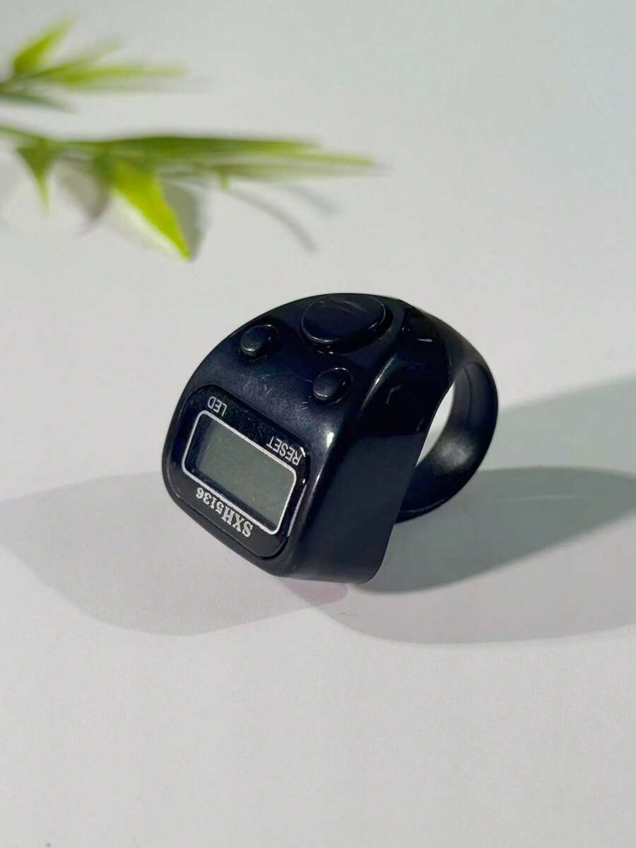 New Thumb Electronic Tally Counter, Button Battery Powered, High-Definition Digital Display Screen, Compact And Portable Prayer Counting Device, Multiple Colors Available, Handheld Prayer Counter - Multicolor - View 1