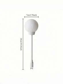 USB Smart Night Light With Adjustable Gooseneck; Voice-Controlled Mini Night Light Featuring Three Lighting Modes And English Voice Control Support; A Creative Plug-In Moon Lamp And USB Bedside Light With Preset Settings.Decorative Room Lights - Multi-color - View 11