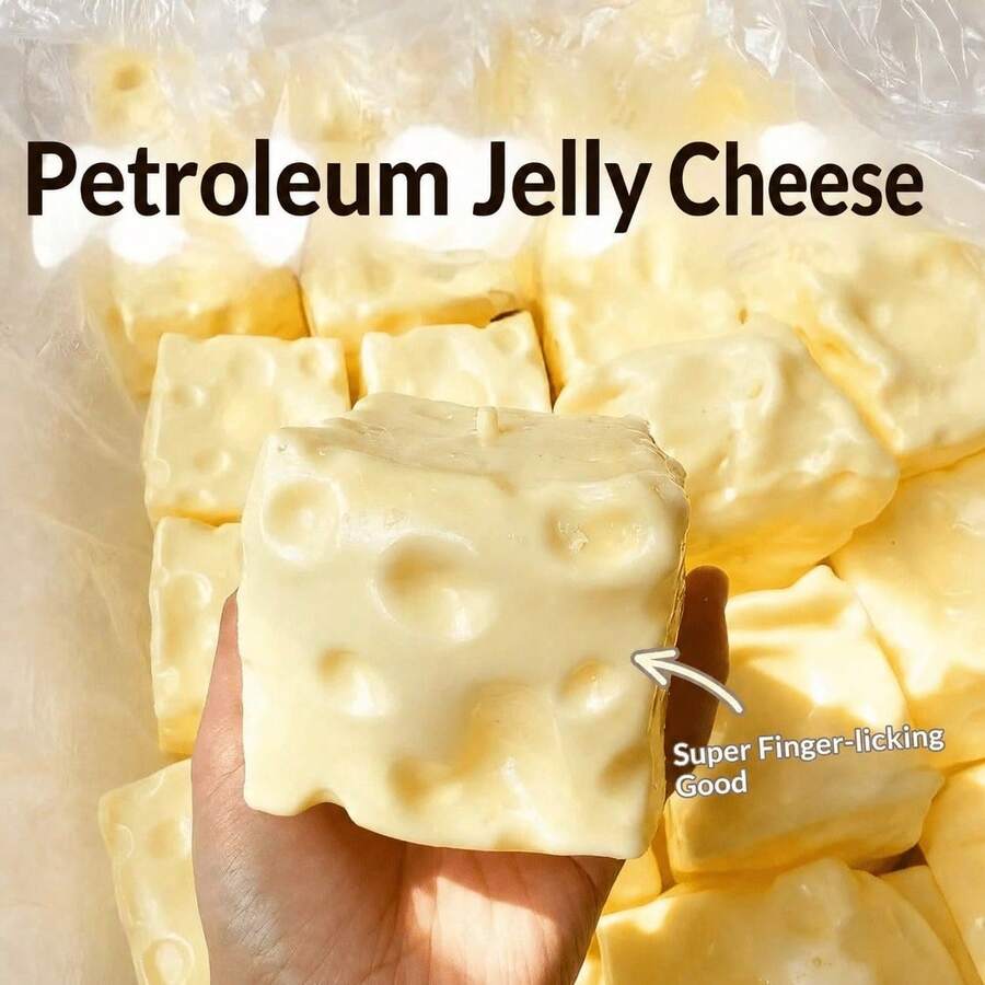 New Giant Cheese Squishy, Square Cheese Ball Squishy, Realistic Bread Texture, Slow Rebound TPR Shell, Stress Relief Toy - Perfect Gift For Birthday, Christmas, Halloween, Easter