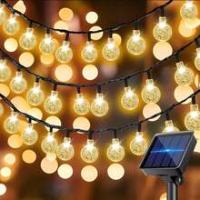 20-LED Solar Powered String Lights, 196.85 Inch Bubble Ball Fairy Lights, Outdoor Decor For Garden Patio, Solar Panel & Ni-MH Battery Powered - Solar Bubble Ball - View 1