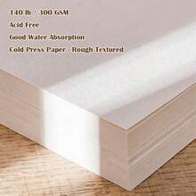 300GSM Rough Watercolor Paper Sketchbook Notebook, A4 A5 Two Sizes, 15 Pages Per Book, Heavy‑Duty Artist Drawing Pad For Sketch And Layering Painting, Perfect For Amateur Painters And Professional Art Creators - Single Piece - View 7