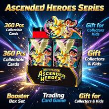 asmodee 10 قطع/60 قطعة صندوق تعزيز Pokémon Ascended Heroes، بطاقات تداول قابلة للجمع، مجموعة هدايا بطاقات لعبة TCG Mega Evolution - النمط عشوائي - مشاهدة 1