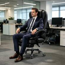 Home Office Chairs - Black - View 9
