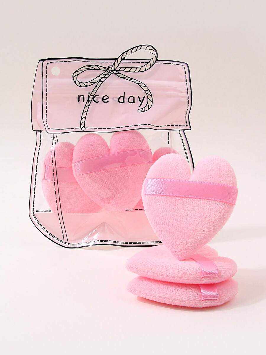 3Pcs Makeup Puff Set,Reusable Face Makeup Puff For Loose Powder,Setting Powder,Flawless Finish Gentle On Skin