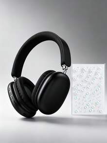 Gerripuer Headphone Bluetooth Over-Ear Lipat, Dapat Diputar, Teleskopik, Tekstur Logam, Hadiah Bisnis Kelas Atas B35s, Headphone Nirkabel 5.3 Saluran Stereo, Kontrol Volume, Hadiah yang Bermakna, Baru, Dengan Waktu Siaga yang Lama, Mendukung AUX/Nirkabel, 2 Mode Koneksi, Menggunakan Port Pengisian Daya Tipe-C, Kompatibel dengan Smartphone, Tablet, dan PC - Hitam - View 12