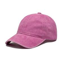 1pc Women's Washed Vintage Baseball Cap, Minimalist Style, Women's Trucker Hat, Women's Hat, Vintage Versatile Sun Hat, Suitable For Daily Wear - Multicolor - View 5
