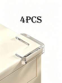 10/6/4/1pc Transparent Table Corner Protectors - Pet- Anti-Collision, Non-Slip Furniture Edge Guards For Tables, Chairs, Beds - Prevent Bumps - Multicolor - View 14