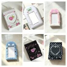 1-Pocket Card Album With Flip Cover, 3-Inch Instant Photo Album, Idol Korean Style Card Holder Storage Book - Multicolor - View 2