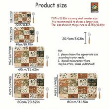 1pc Extra Large Draining Mat, Bar Countertop Waterproof Mat, Drying Mat, Drainage Mat, Coffee Machine Mat, Coffee Cup | Tableware Draining, Absorbent Quick-Dry Draining, Waterproof & Oil-Resistant, Washable & Reusable, Suitable For Kitchen | Cafe, Tea Cup, Coffee Cup, Coffee Machine Accessories, Home Decor For Coffee Lovers, Rental Home Improvement - Multicolor - View 10