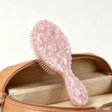 1pc Acetate Fiber Air Cushion Hair Brush, Scalp Massage Hair Comb, Portable Travel Hair Brush, Suitable For Women - Multicolor - View 4