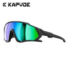 Kacamata Sepeda KAPVOE, Kacamata Olahraga Unisex, Cocok Untuk Balap, Sepeda Gunung, Aktivitas Luar Ruangan, Bersepeda, Mengemudi, Memancing, Lari, Golf, Pantai, Bisbol, dan Lainnya, Termasuk 1 Set Lensa - MultiWarna - View 9