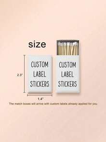 Customized Matchbox, Personalized Wedding Party Matchbox,(Matchbox Only, Matches Not Included). Personalized With Images, Logos And Text, Suitable For Weddings, Various Party, Birthday Celebrations, Anniversary Souvenir, Event Favor. - Multicolor - View 7