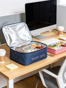 Insulated Lunch Bag, Portable Reusable Thermal Lunch Bag, Waterproof Cooler Bag For Work School Picnic Travel Food Storage Container - View 10