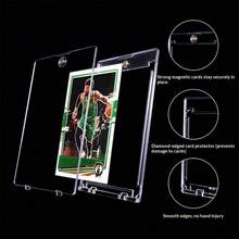 15pcs One-Touch 35PT Card Display Clips With Magnetic Closure, Suitable For MTG And Sports Card Display, Perfect For Christmas/Halloween/Holiday Gifts - Multiple Styles - View 5
