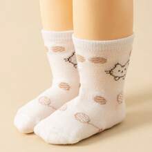 5/10/15 Pairs Baby Socks, Cute Cartoon Pattern, Ankle Socks, All Season, Unisex Kids Socks, Comfortable And Breathable - Multicolor - View 9
