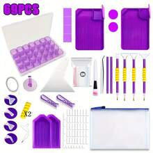 69-Piece 5D Diamond Art Painting Kit - A Comprehensive Tool Set Including DIY Accessories, A Diamond Embroidery Box, Tray, Dotting Tool, Etc. - Perfect For Diamond Art Painting Supplies And Enthusiasts. - View 6