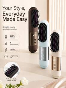 Mini USB Rechargeable Curling Iron With Negative Ion Hair Care, LED Digital Temperature Control Up To 320°C, Travel-Friendly & Dorm-Ready, Essential Portable Styling Tool For Curls On The Go.Halloween - B - View 12
